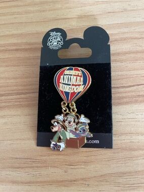 Disney Black Pin Backing Card with Mickey Head Fastener